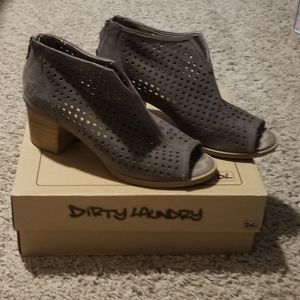 Dirty Laundry Peep Toe Bootie